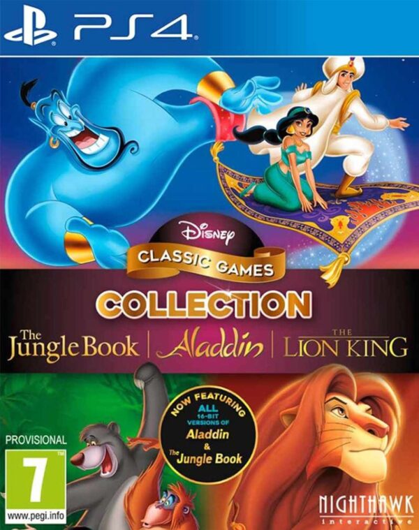 Disney Classic Games Collection The Jungle Book & Aladdin & The Lion King PS4