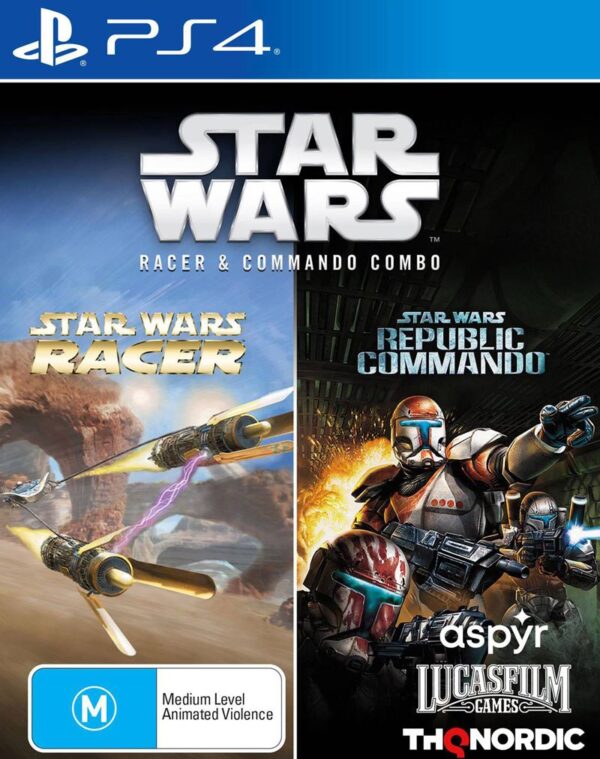 Star Wars Racer and Commando Combo PS4