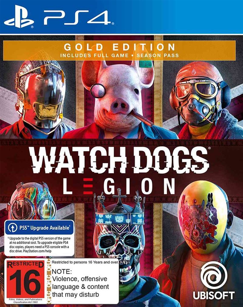 Watch Dogs Legion Gold Edition PS4