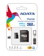 ADATA Premier Memorijska kartica MicroSDHC/SDXC UHS-I 32GB Klasa 10 + SD Adapter (AUSDH32GUICL10-RA1)
