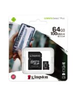 Kingston Memorijska kartica Canvas Select Plus MicroSDXC UHS-I 64GB Klasa 10 (SDCS2/64GB) + SD Adapter