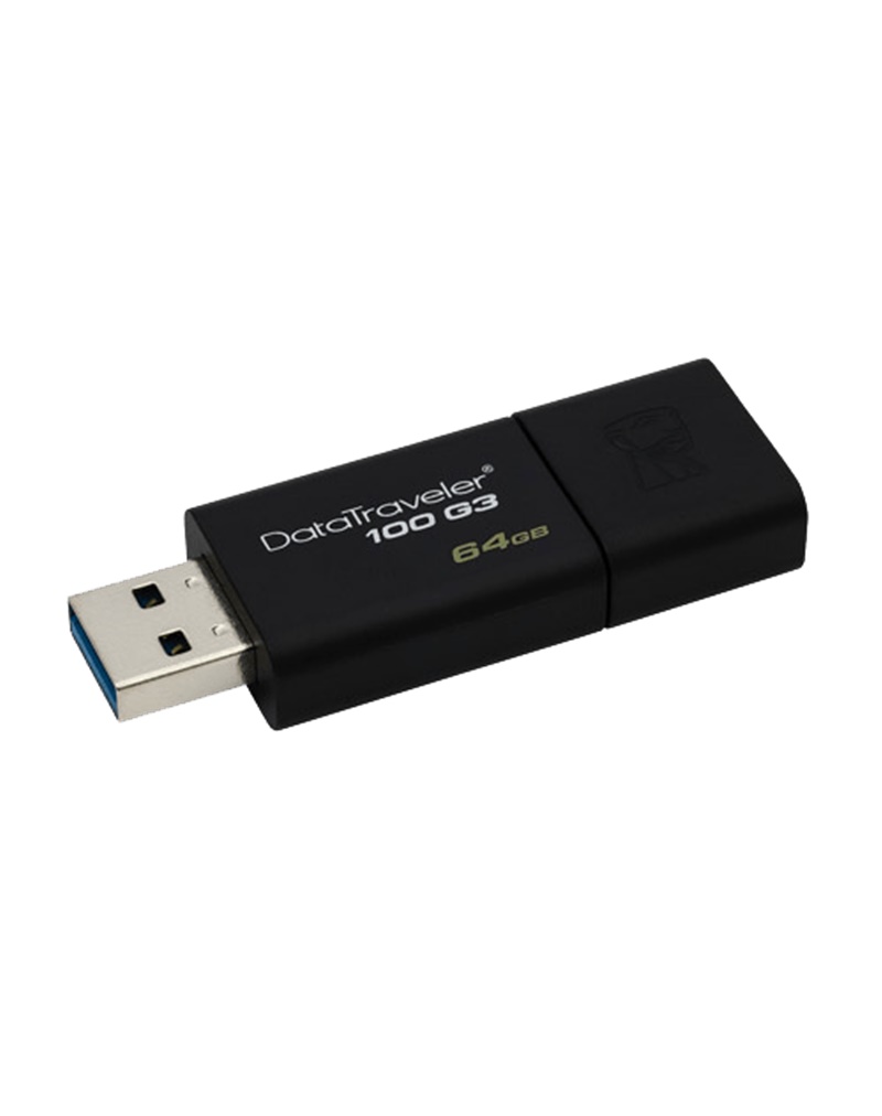 USB Flash Memorija KINGSTON Data Traveler 64GB USB 3.0 Crna (DT100G3/64GB)