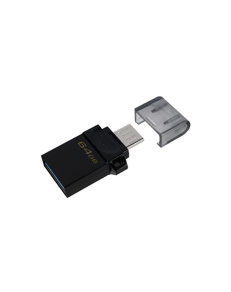 USB Flash Memorija KINGSTON Data Traveler microDuo 64GB USB 3.2 Crna (DTDUO3G2/64GB)