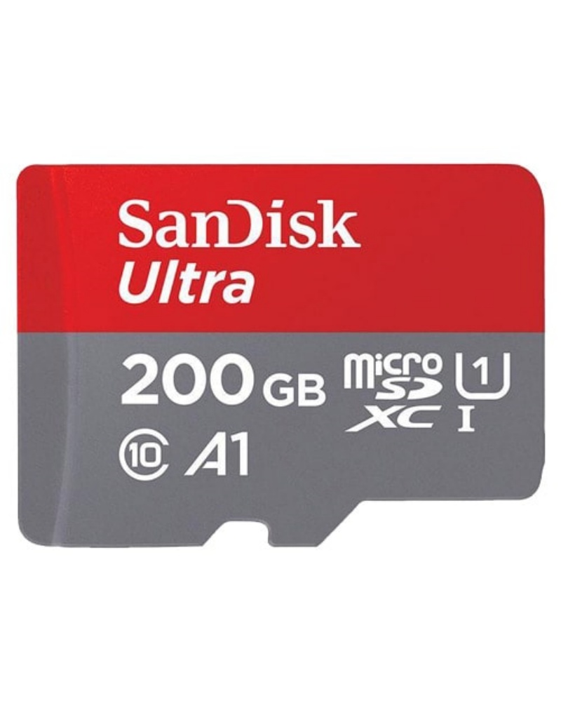 SanDisk Memorijska kartica Ultra MicroSDXC UHS-I 200GB Klasa 10 (SDSQUA4-200G-GN6MA) + SD Adapter