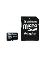 Verbatim Memorijska kartica Premium MicroSDXC UHS-I 64GB U1 Klasa 10 + SD Adapter