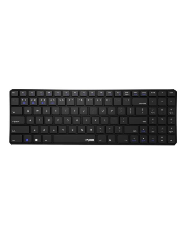Tastatura Rapoo E9100M Ultra Slim Crna