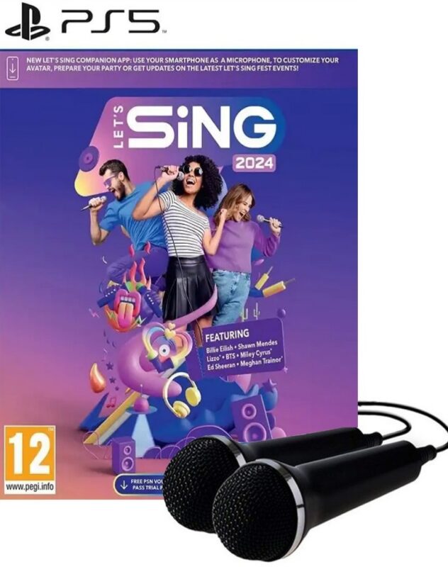 Lets Sing 2024 Double Mic Bundle PS5