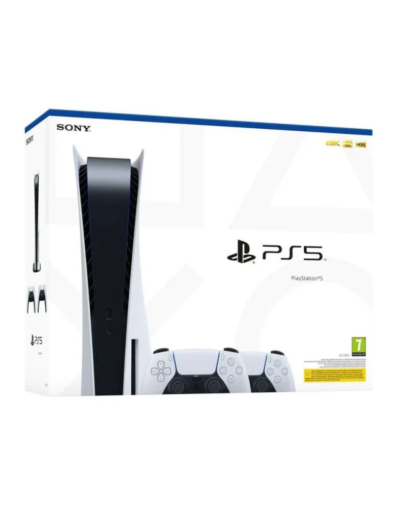 Konzola Sony PlayStation 5 (PS5) + 2x DualSense 5 bežični kontroler