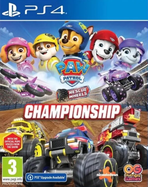 PAW Patrol Rescue Wheels: Championship PS4