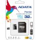 ADATA Premier Memorijska kartica MicroSDHC/SDXC UHS-I 32GB Klasa 10 + SD Adapter (AUSDH32GUICL10-RA1)