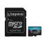 Kingston Memorijska kartica Canvas Go! Plus MicroSDXC UHS-I 128GB Klasa 10 (SDCG3/128GB) + SD Adapter